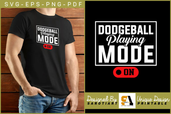Dodgeball Playing Mode on Quotes Design for Graphics and Crafts