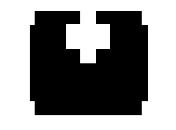 Mono Blocky Bitmap Letter V Review