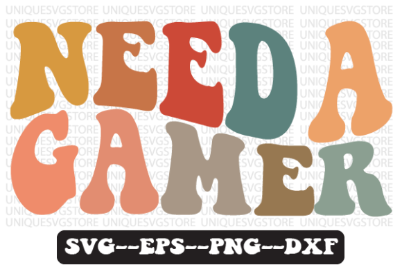Need a Gamer Retro Wavy Svg Design: A Designer's Review